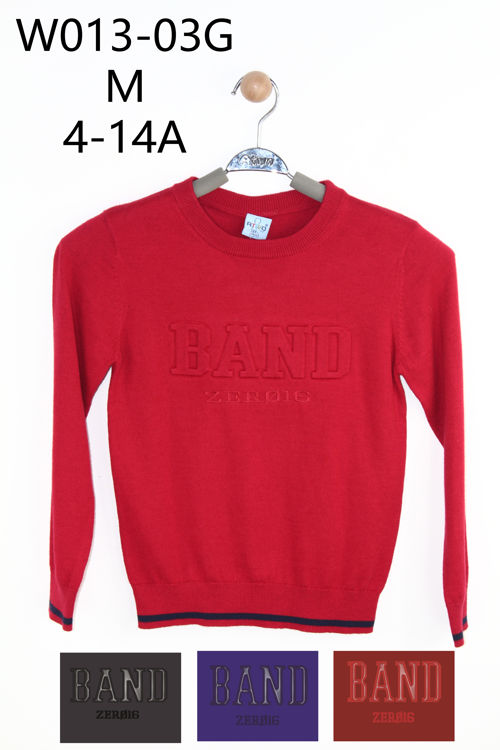 Picture of W01303G BOYS HIGH QUALITY THERMAL COTTON AND WOOL TOP
